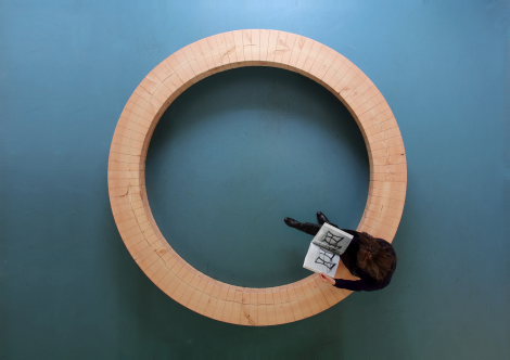 Wood Ring Bencg by Chris Kabel
